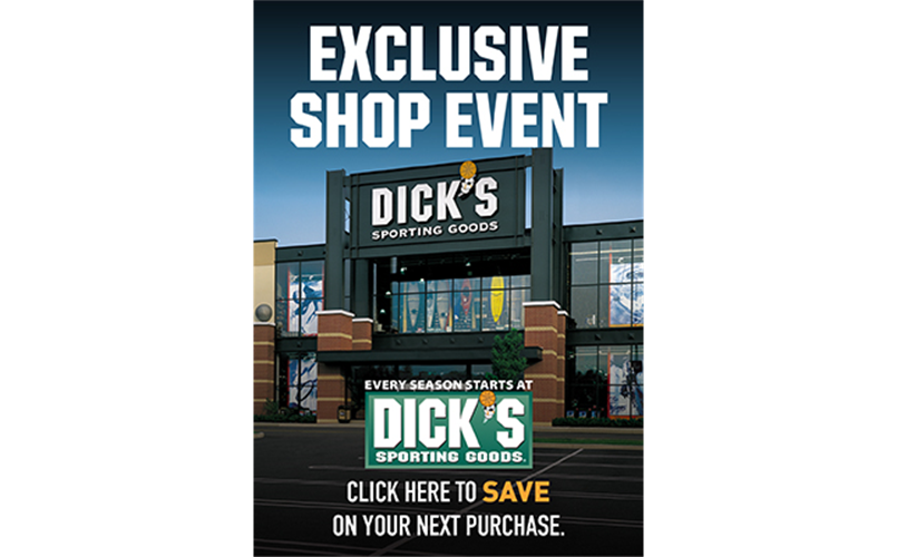 Dick's 20% Shopping Event - July 19th to 21st